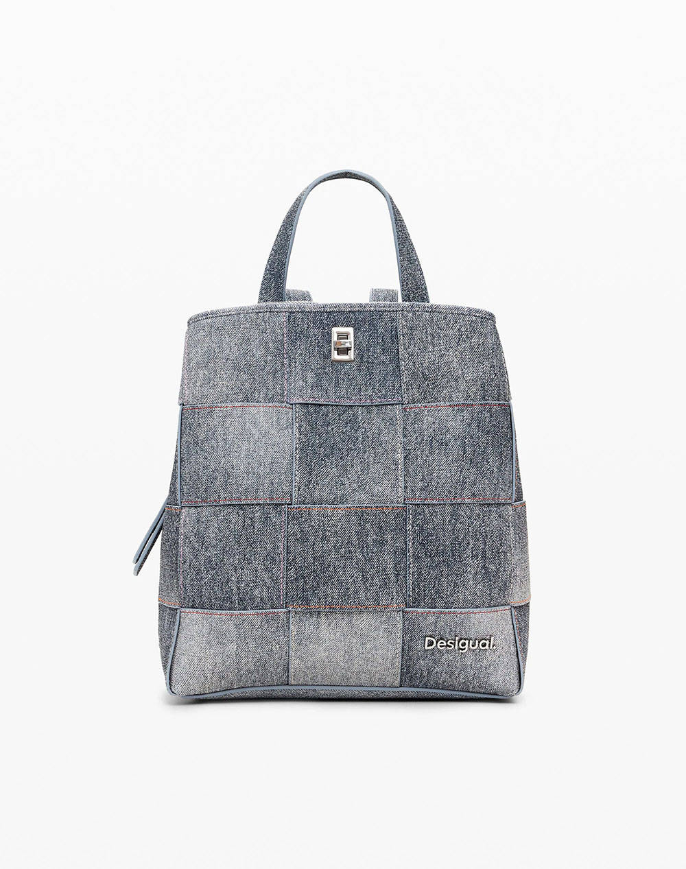 DESIGUAL D2 BACK_YOKO PU DENIM SU GEANTA DE DAMA (Dimensiuni: 25 x 29 x 10cm.)