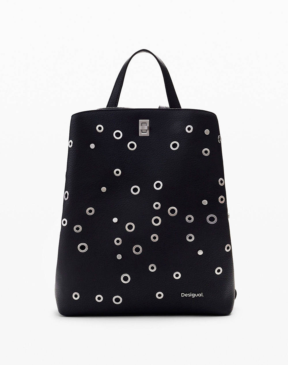 DESIGUAL D2 BACK_REBEL SUMY BLACK GEANTA DE DAMA (Dimensiuni: 27 x 34 x 12.5cm.)