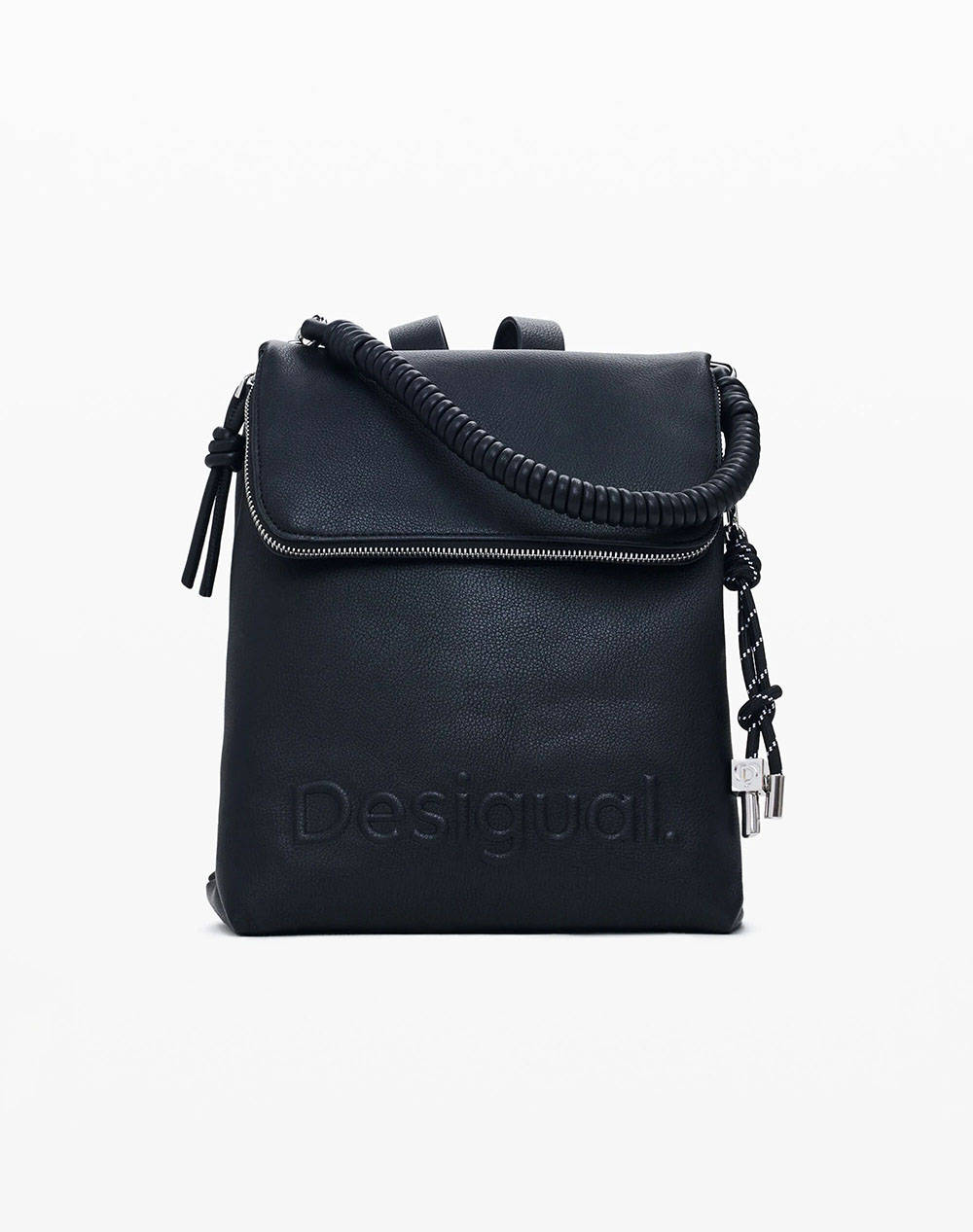 DESIGUAL D2 BACK_HALF HAMPTON BLACK GEANTA DE DAMA (Dimensiuni: 27 x 30 x 12cm.)