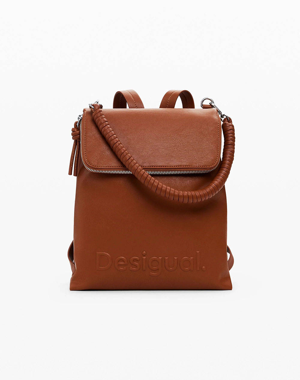 DESIGUAL D2 BACK_HALF HAMPTON CAMEL GEANTA DE DAMA (Dimensiuni: 27 x 31 x 12cm.)