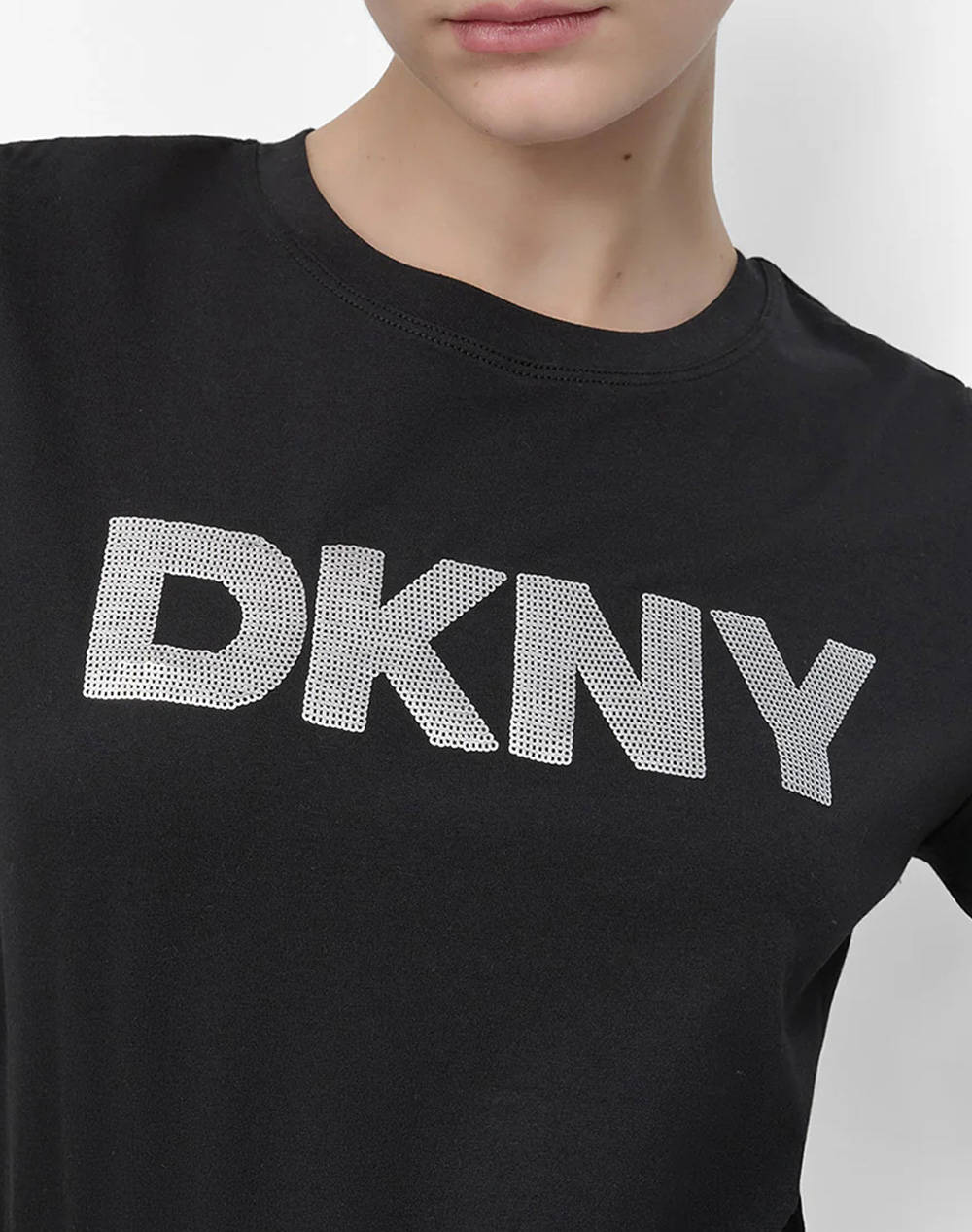 DKNY DJ4T1268 LOGO BLUZA CU MANECA SCURTA DKNY