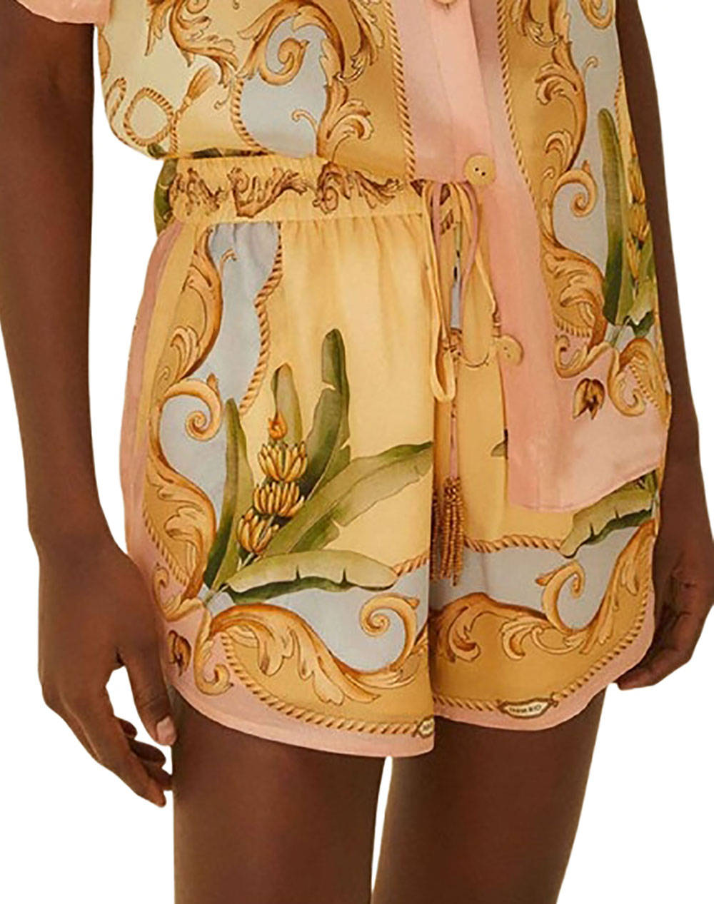 FARM RIO BANANA ROYALTY KALENDOSCOPE MULTICOLOR SHORTS