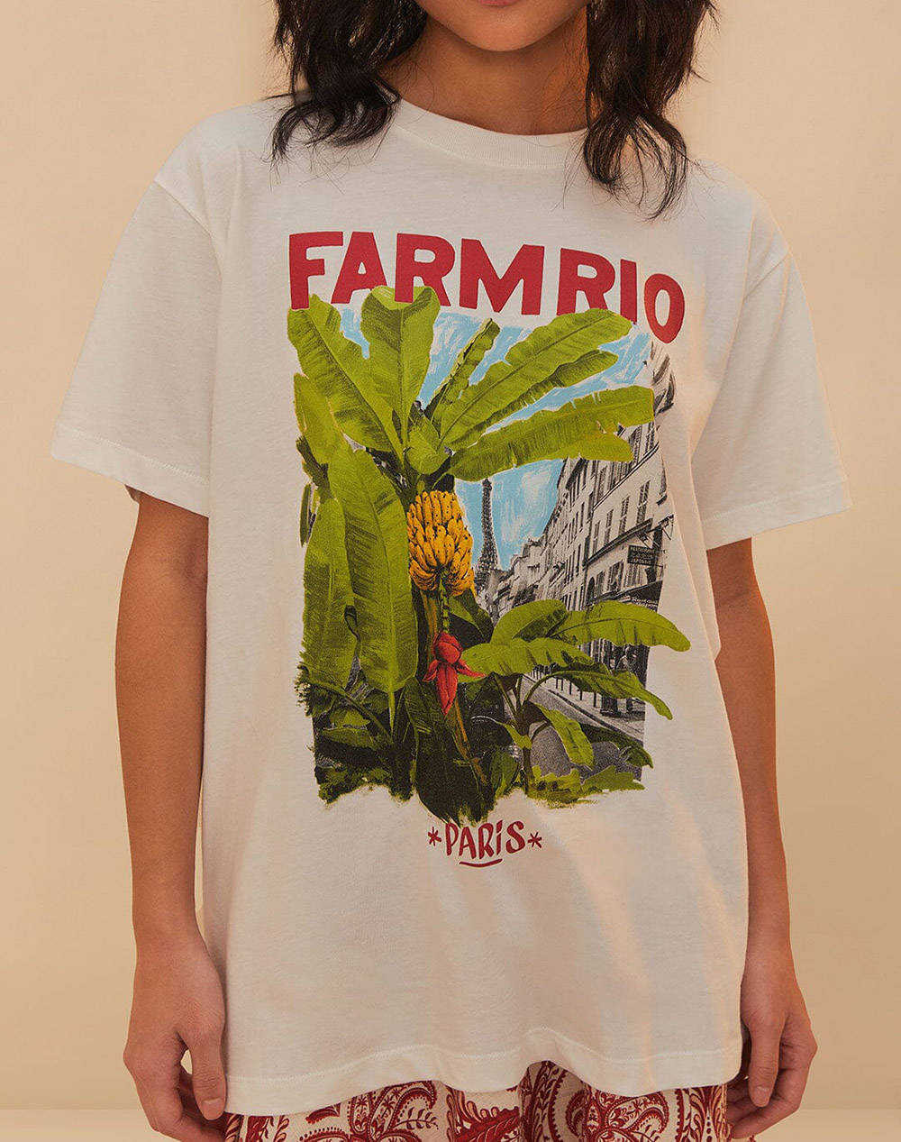 FARM RIO FROM BRASIL TO THE WORLD RELAXED T-SHIRT