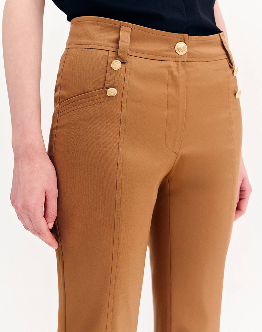 FOREL Pantaloni din bumbac cigarette