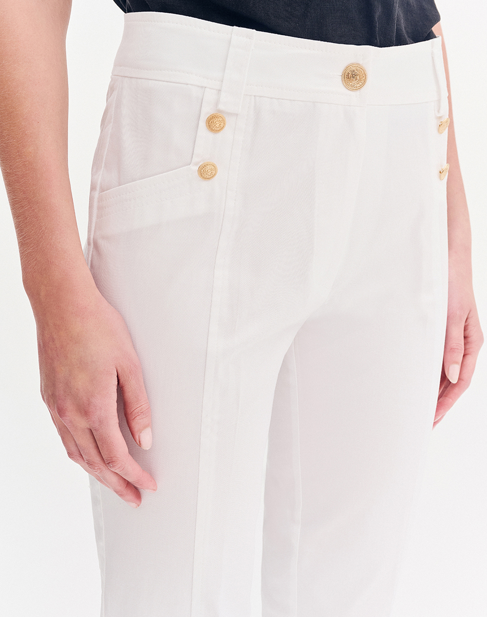 FOREL Pantaloni din bumbac cigarette