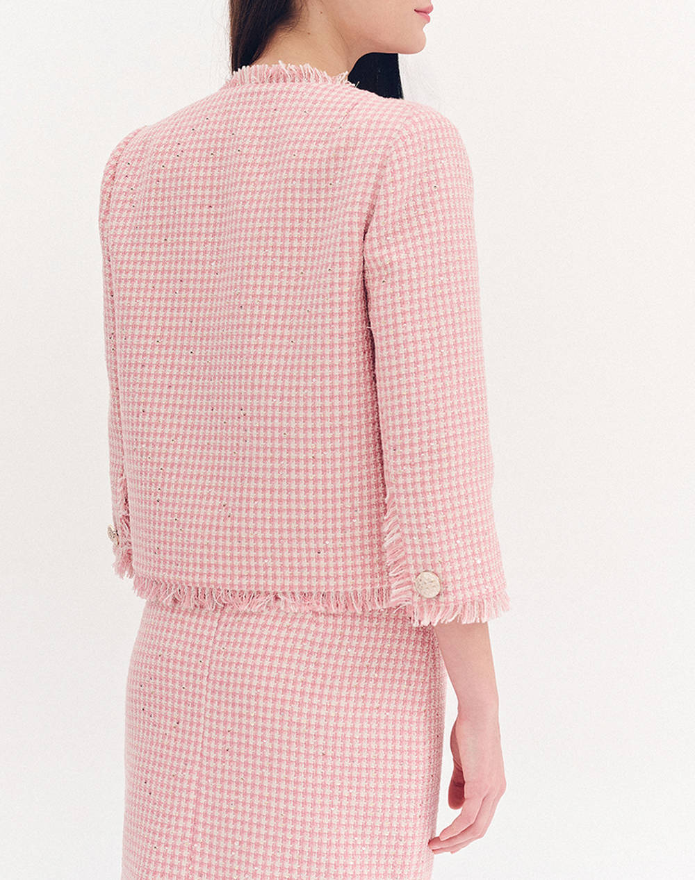 FOREL Sacou tweed margini zdrentuite