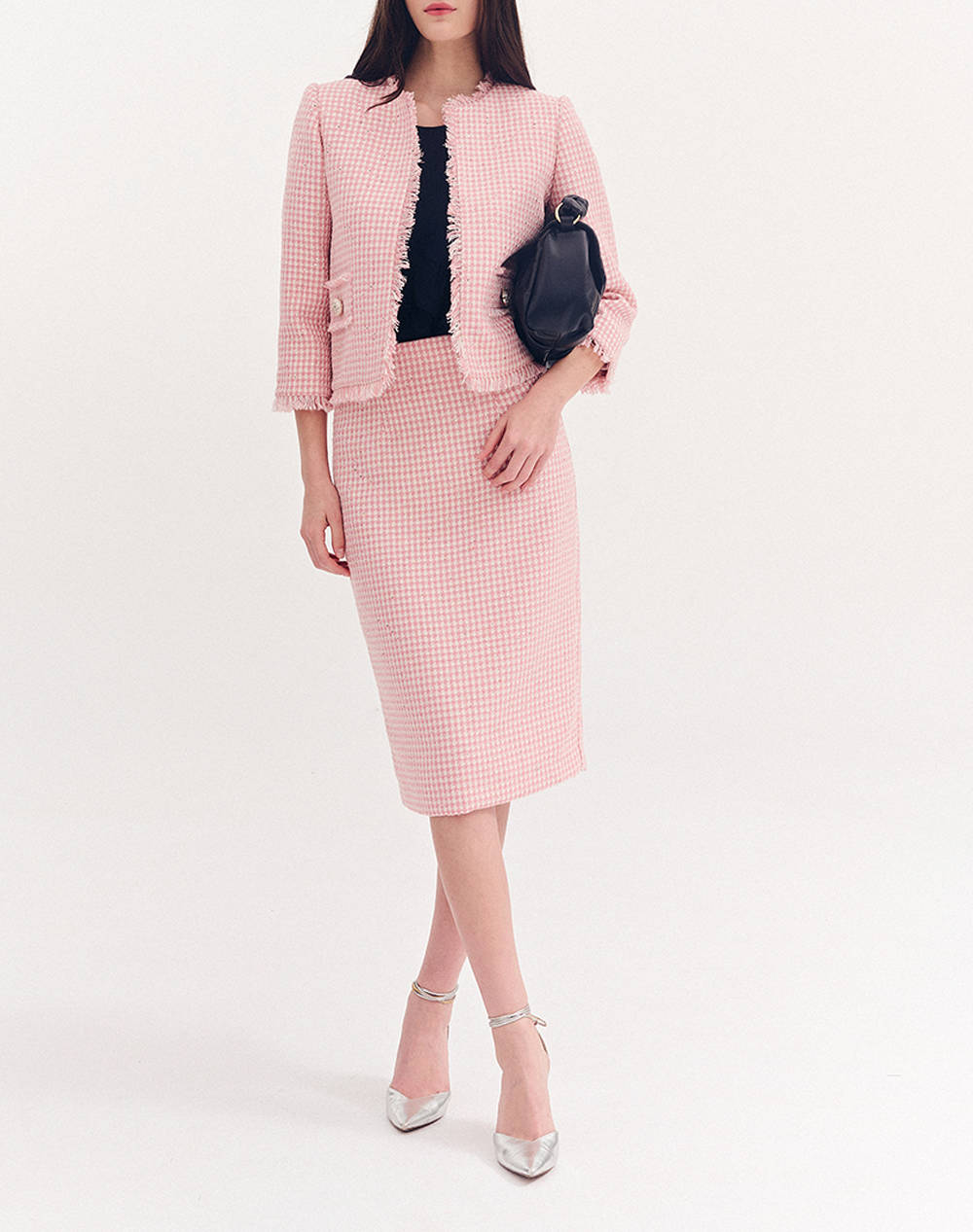 FOREL Sacou tweed margini zdrentuite