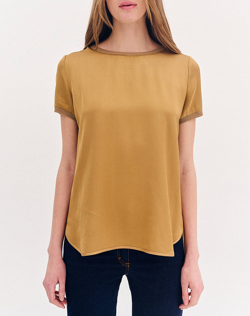 FOREL Bluza cu design rib