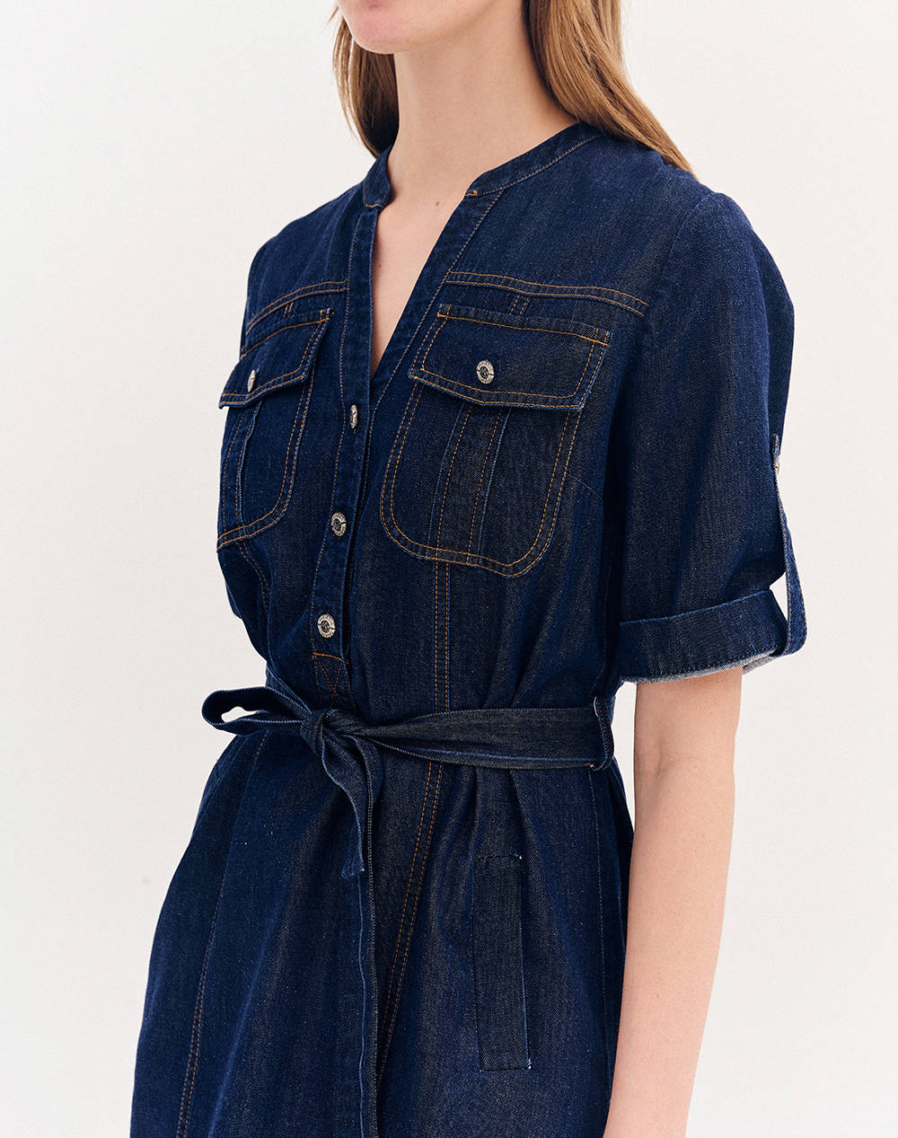 FOREL Rochie jean bumbac