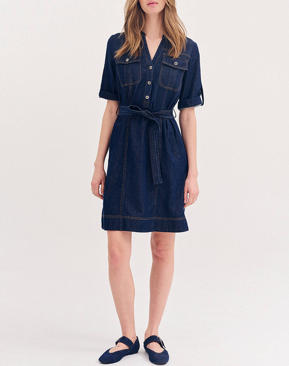 FOREL Rochie jean bumbac