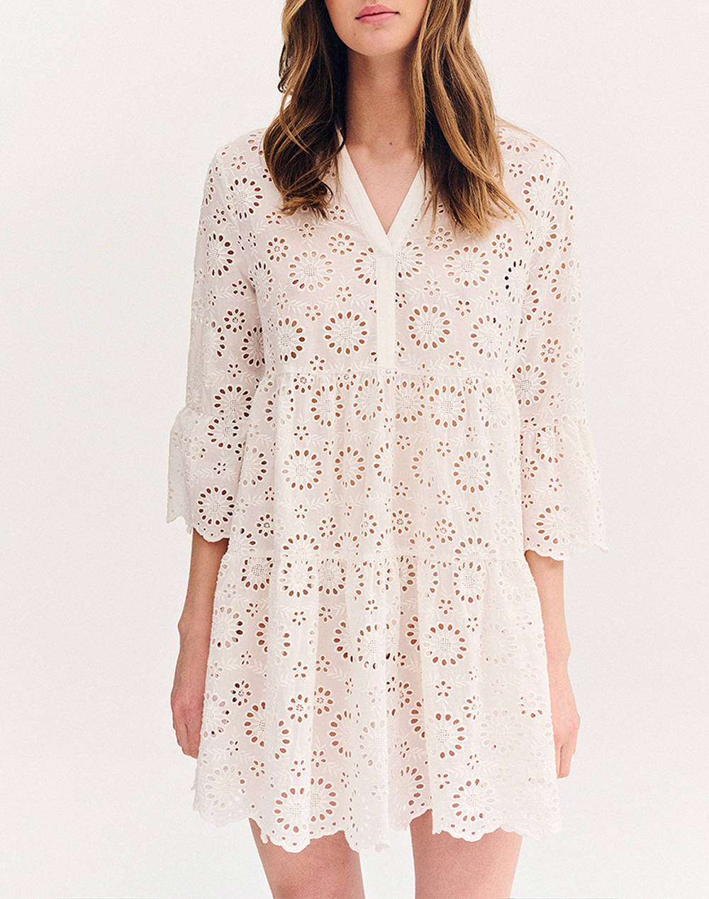 FOREL Rochie scurta cu broderie