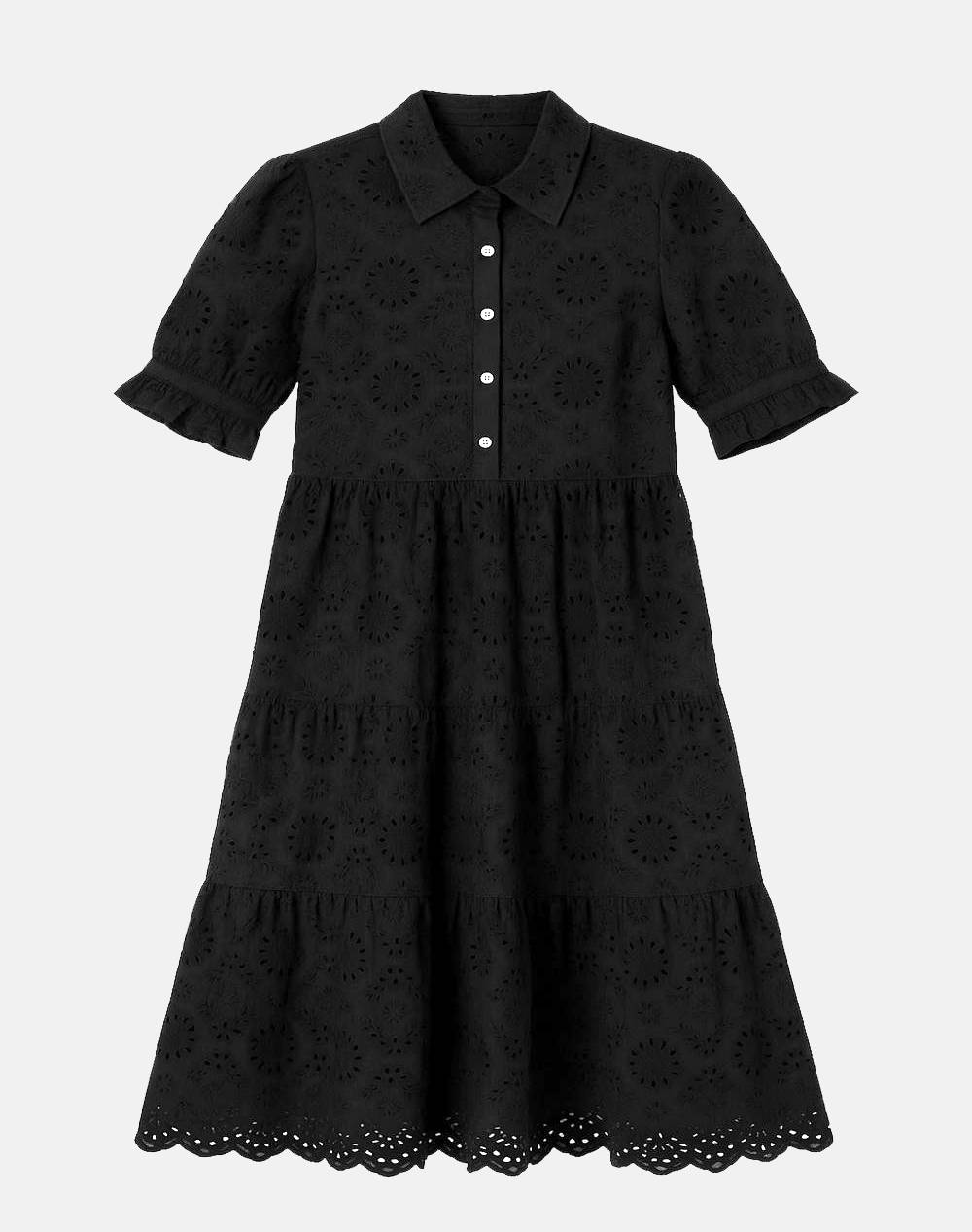 FOREL Rochie midi cu broderie