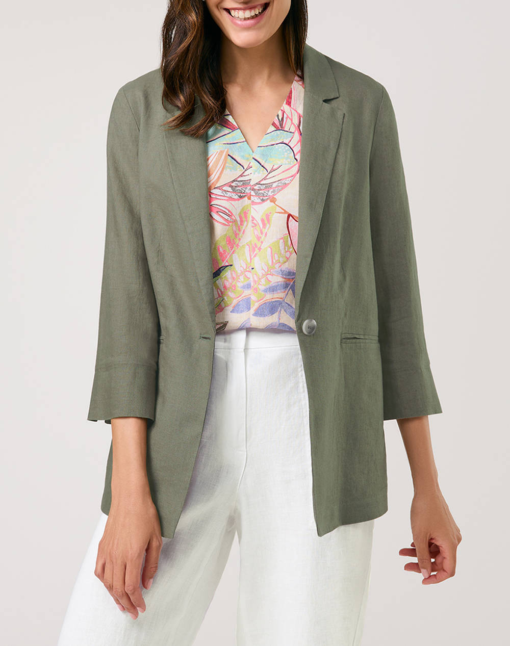 GERRY WEBER BLAZER 3/4 SLEEVE WI