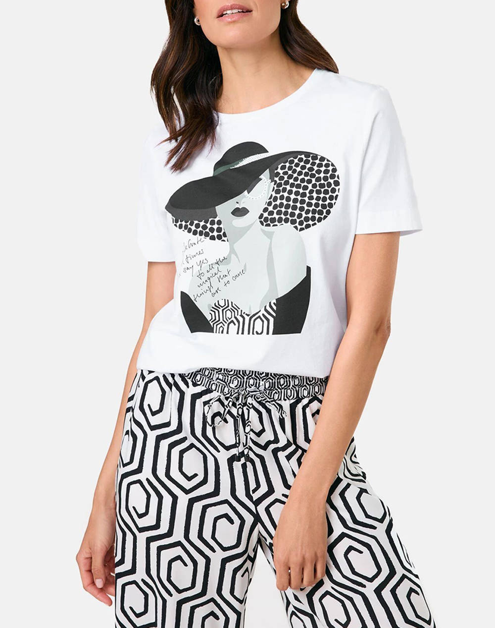 GERRY WEBER T-SHIRT 1/2 SLEEVE