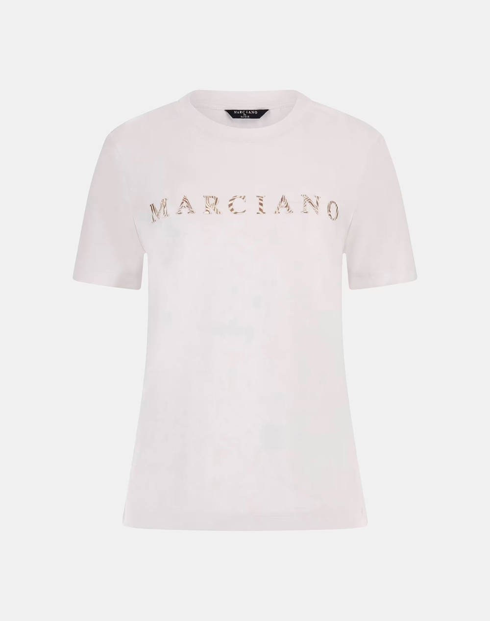 GUESS MARCIANO CANDY RN SS TSHIRT - ORG COTTON STRETCH JERSEY 180 BLUZA DE DAMA
