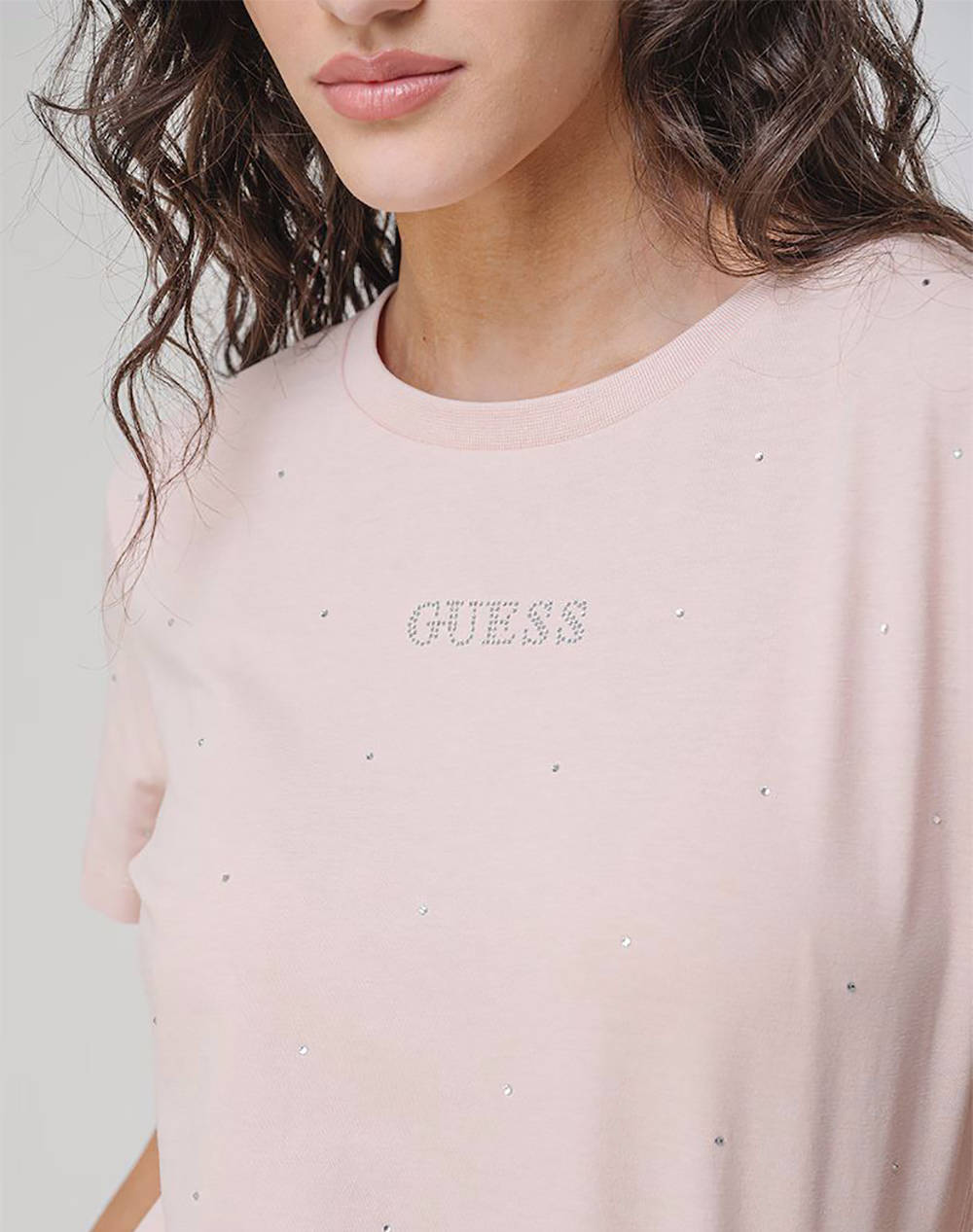 GUESS RHINESTONES SS T-SHIRT BLUZA DE DAMA