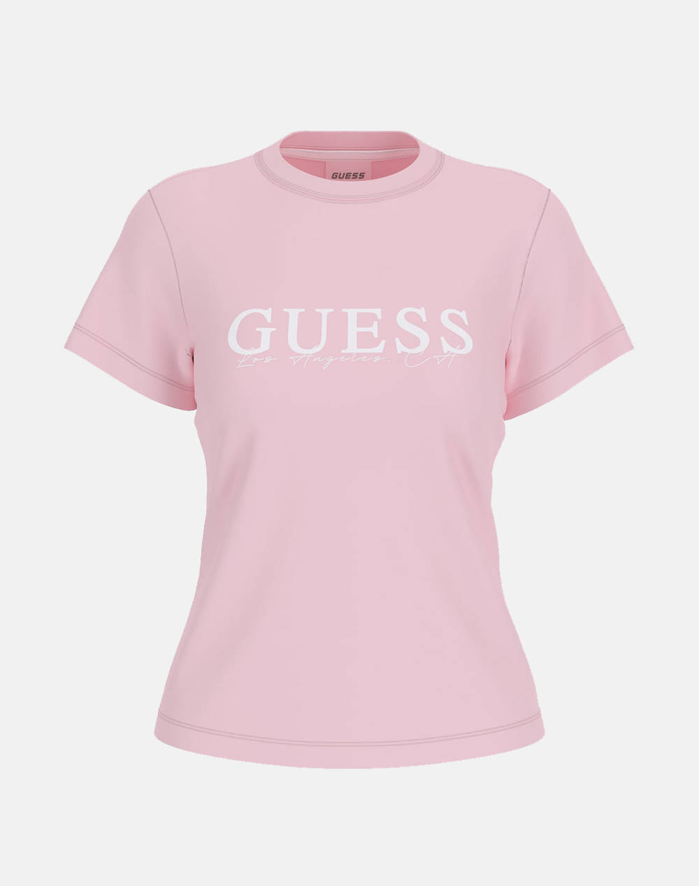 GUESS KAMELIE CN T-SHIRT - MID ORGANIC STRETCH JERSEY 180 BLUZA W