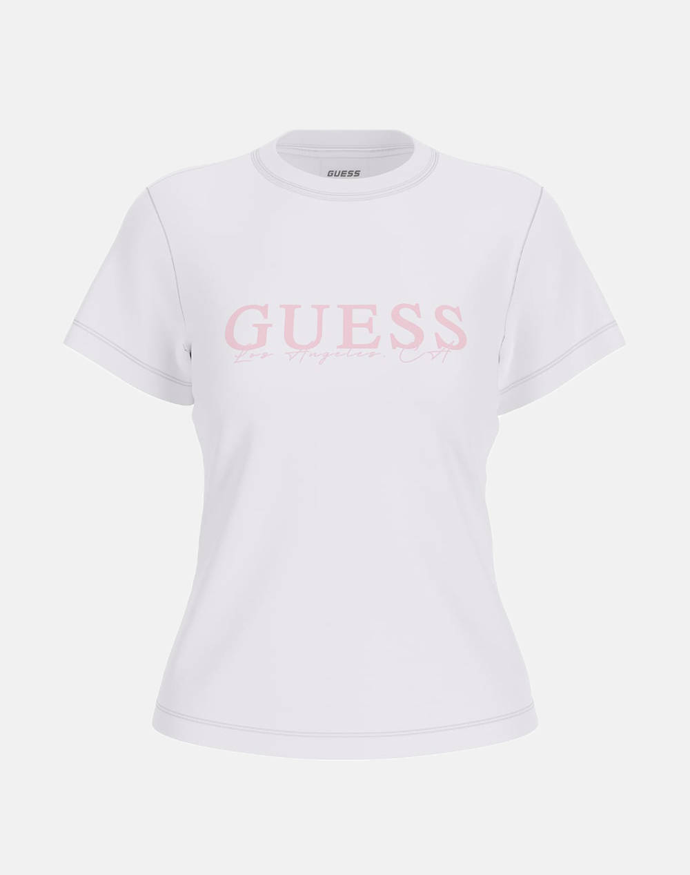 GUESS KAMELIE CN T-SHIRT - MID ORGANIC STRETCH JERSEY 180 BLUZA W