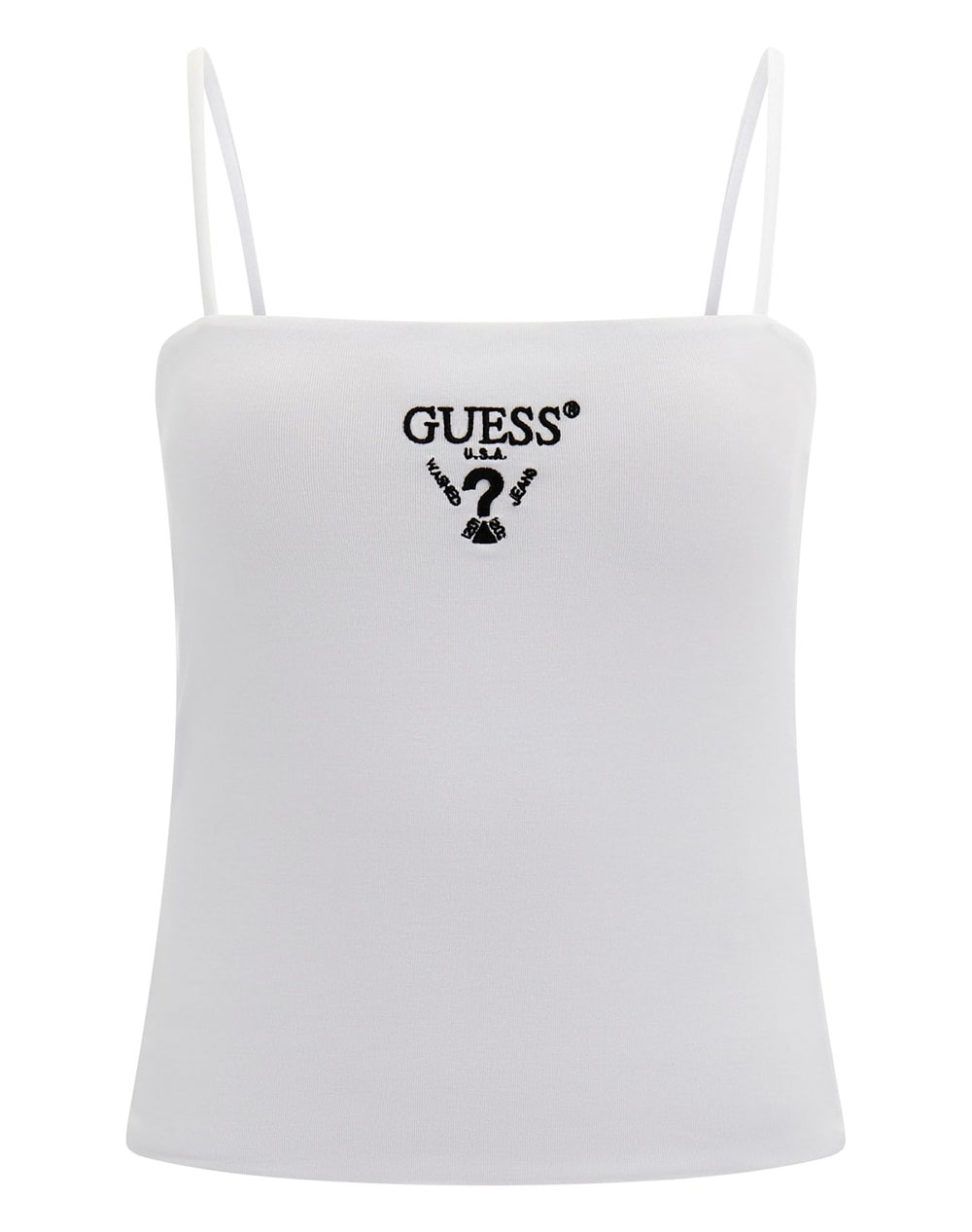 GUESS COLETTE TANK TOP - ECO SMOOTH RAYON STR RIB 270 BLUZA DE DAMA