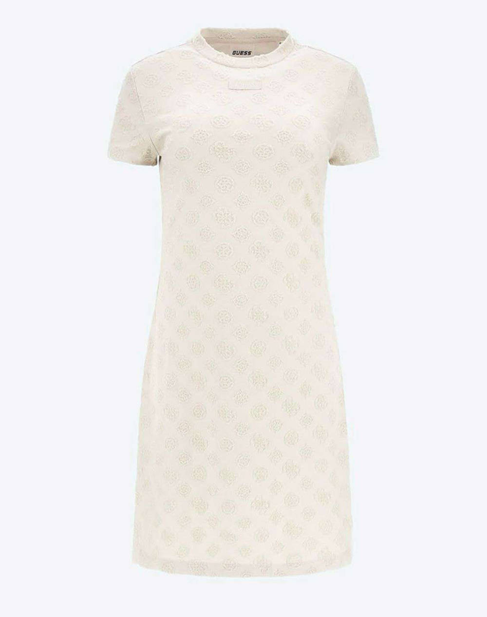 GUESS PEONY JACQUARD DRESS - RECY POLY-COTTON JACQ SPONGE ROCHIE DE DAMA