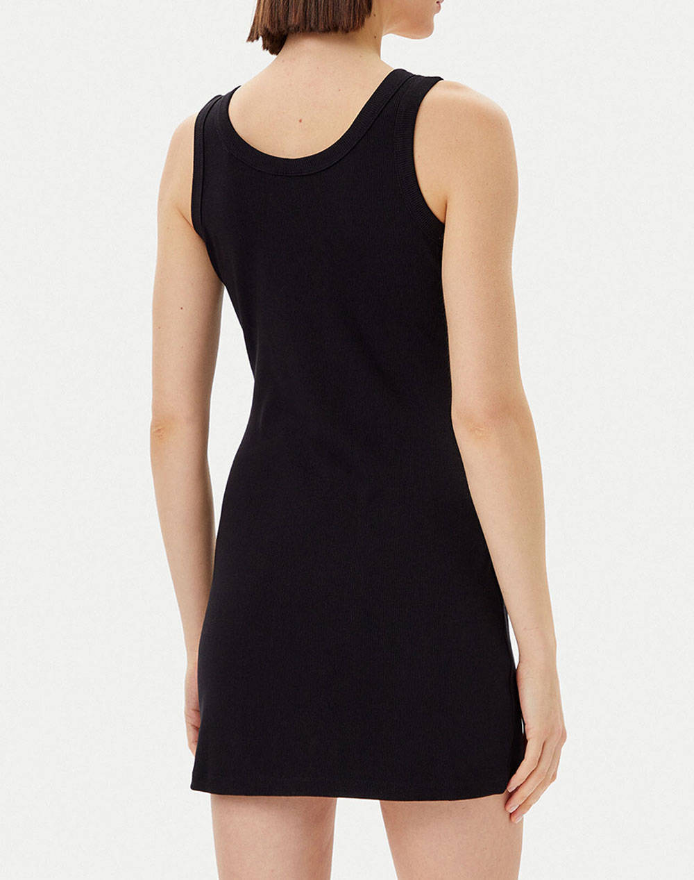 GUESS SUNFLOWER RIB DRESS - ECO SMOOTH GIRLY RIB 435 ROCHIE DE DAMA