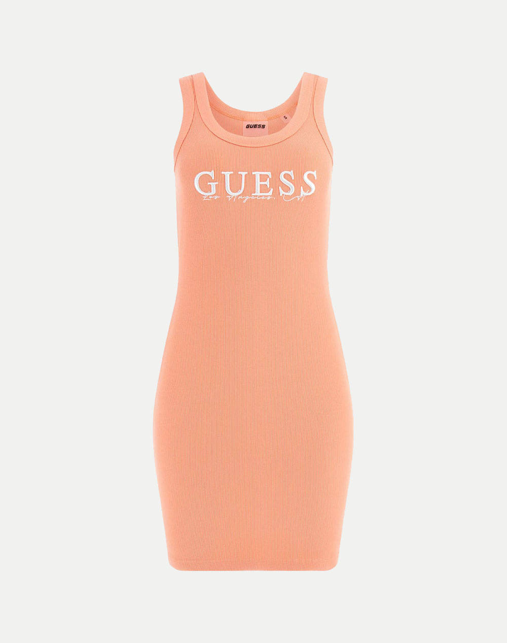 GUESS SUNFLOWER RIB DRESS - ECO SMOOTH GIRLY RIB 435 ROCHIE DE DAMA