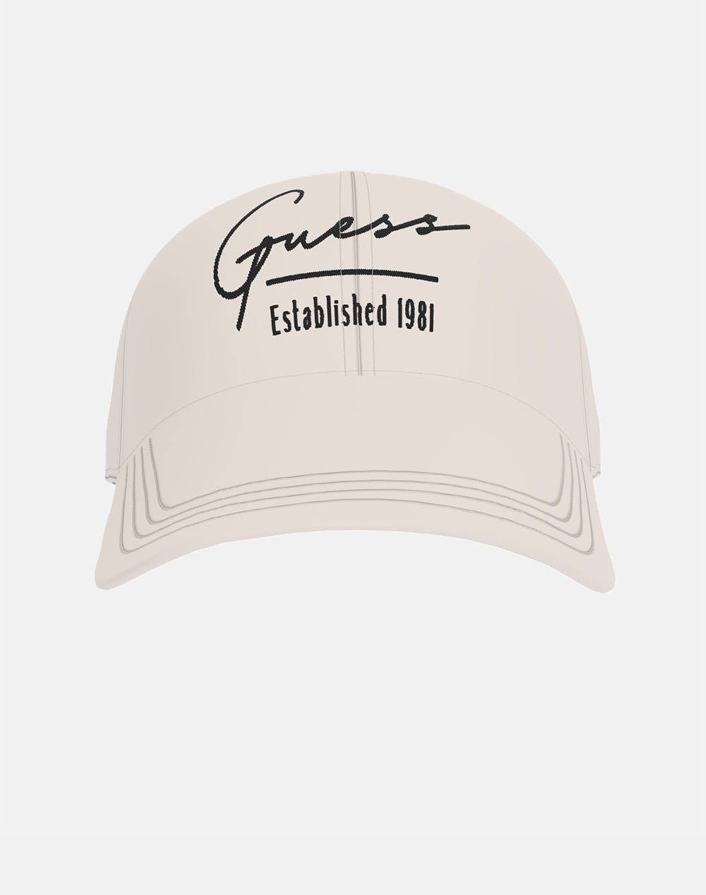 GUESS LOGO BASEBALL CAP - COTTON CAP DIAGONAL TWILL ACCESORII W