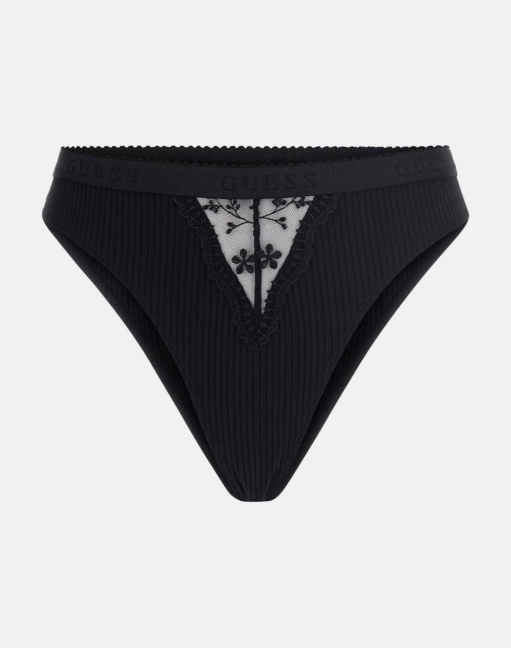 GUESS LIVIA THONG - NYLON 2X1 LIGHT RIB 200 LENJERIE DE DAMA