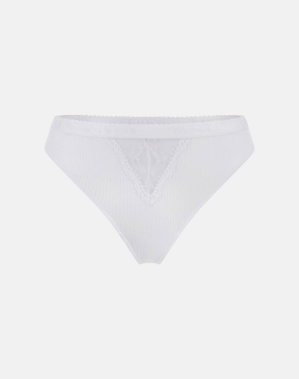 GUESS LIVIA THONG - NYLON 2X1 LIGHT RIB 200 LENJERIE DE DAMA