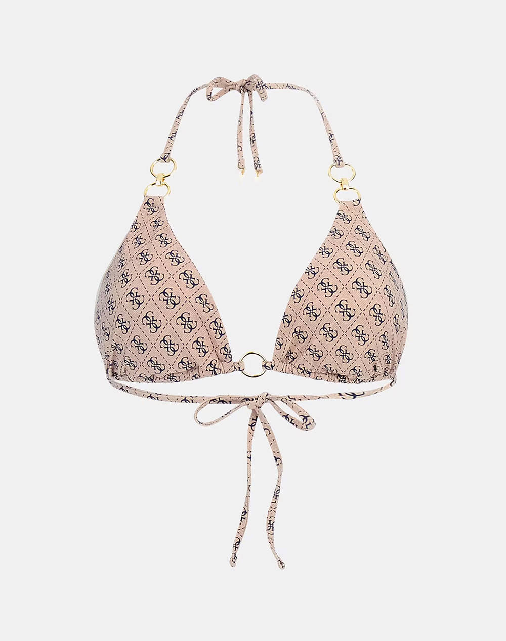 GUESS TRIANGLE REMOV. PADS - PRINTED RECY POLYAMIDE 180GR COSTUM DE BAIE DE DAMA