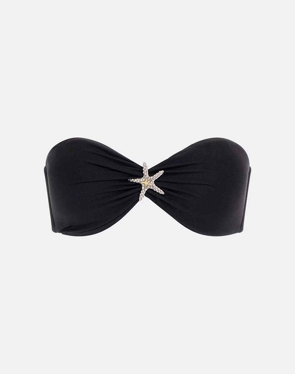 GUESS BANDEAU REMOV. PADS - RECY NYLON MICROFIBER SLINKY COSTUM DE BAIE DE DAMA