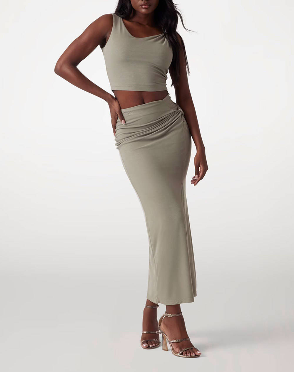 GUESS AIMEE JEWEL DRAP SKIRT FUSTA DE DAMA