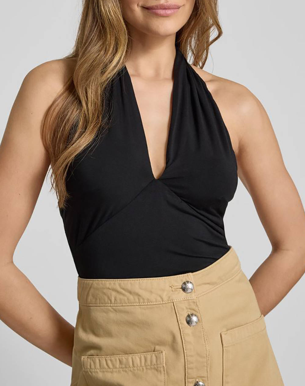 GUESS CHARLOTTE CROSSED TOP DE DAMA TRICOTAT