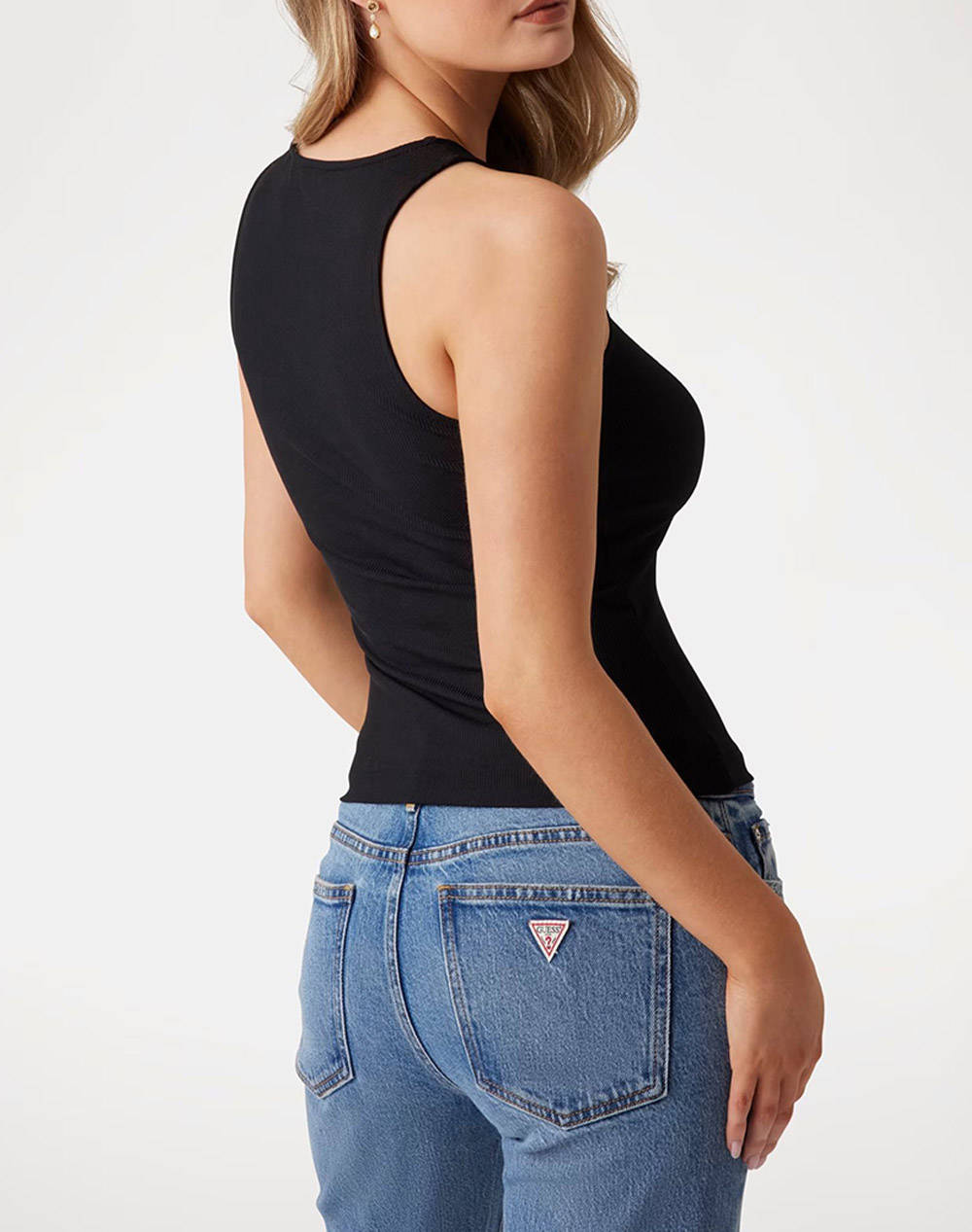 GUESS NEW SL ROUND NK GUENDALINA TOP BLUZA DE DAMA
