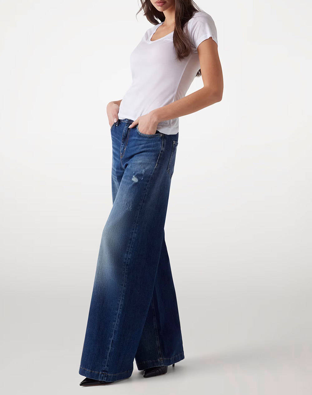 GUESS VN SS LIGHT BASIC TEE BLUZA DE DAMA