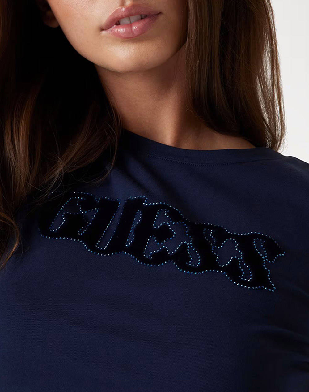 GUESS SS PONY HAIR LOGO R5 TEE BLUZA DE DAMA