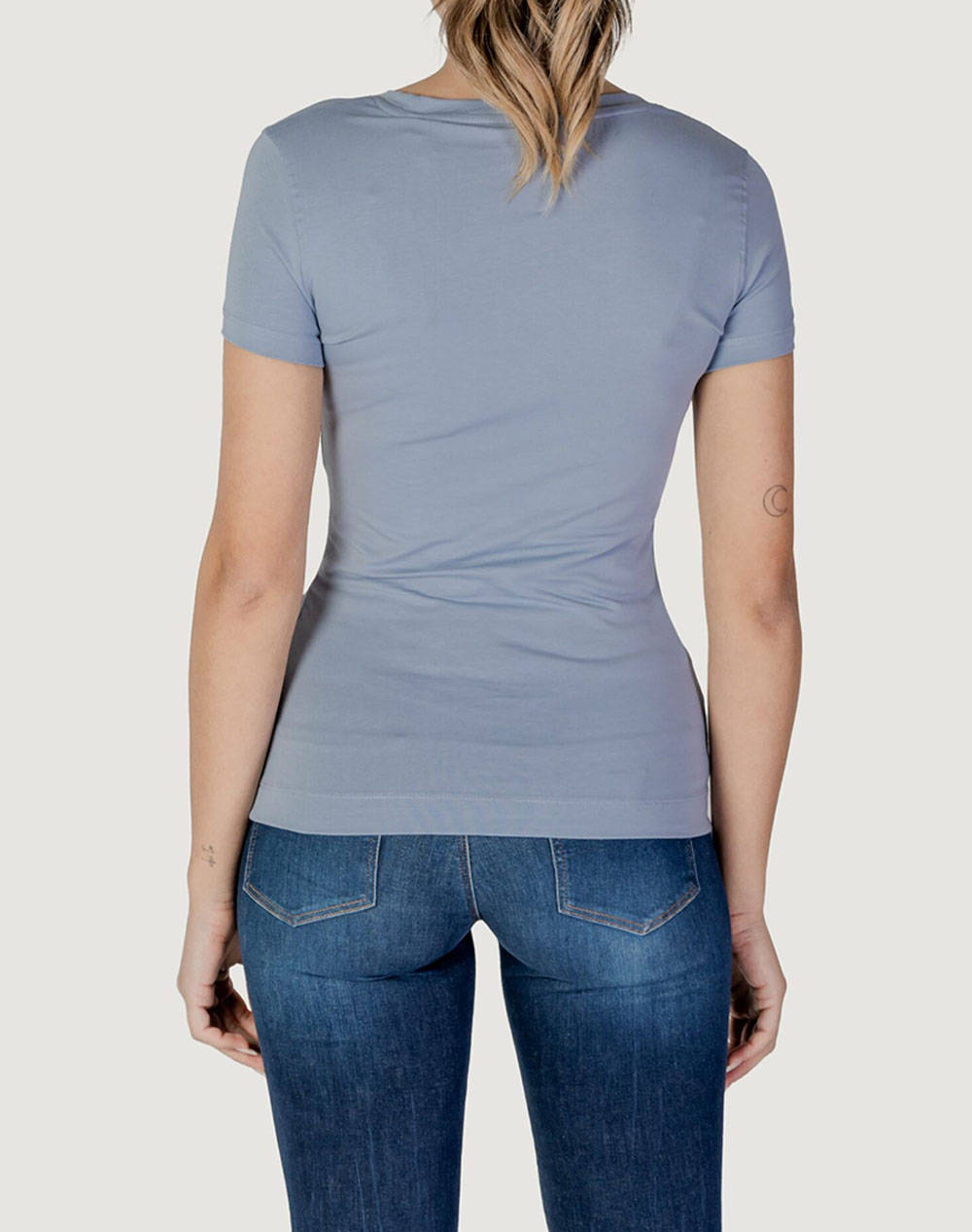 GUESS CN SS GLITTER DEGRADE LOGO TEE BLUZA DE DAMA