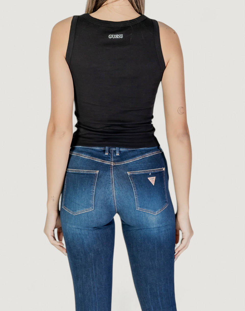 GUESS ALEXIA SEQUINS TANK TOP DE DAMA TRICOTAT
