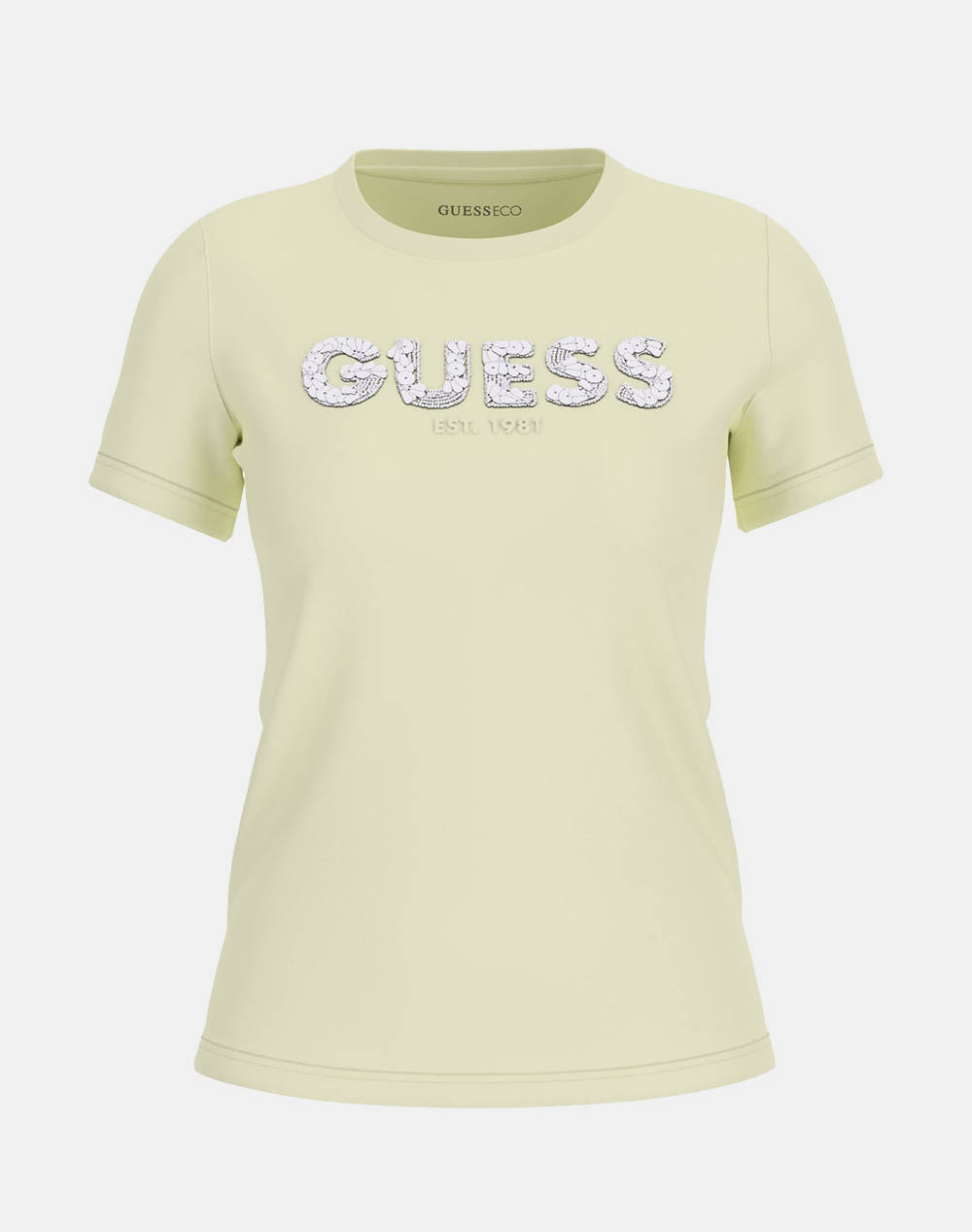 GUESS CN SS LOGO SEGQUINS TEE BLUZA DE DAMA