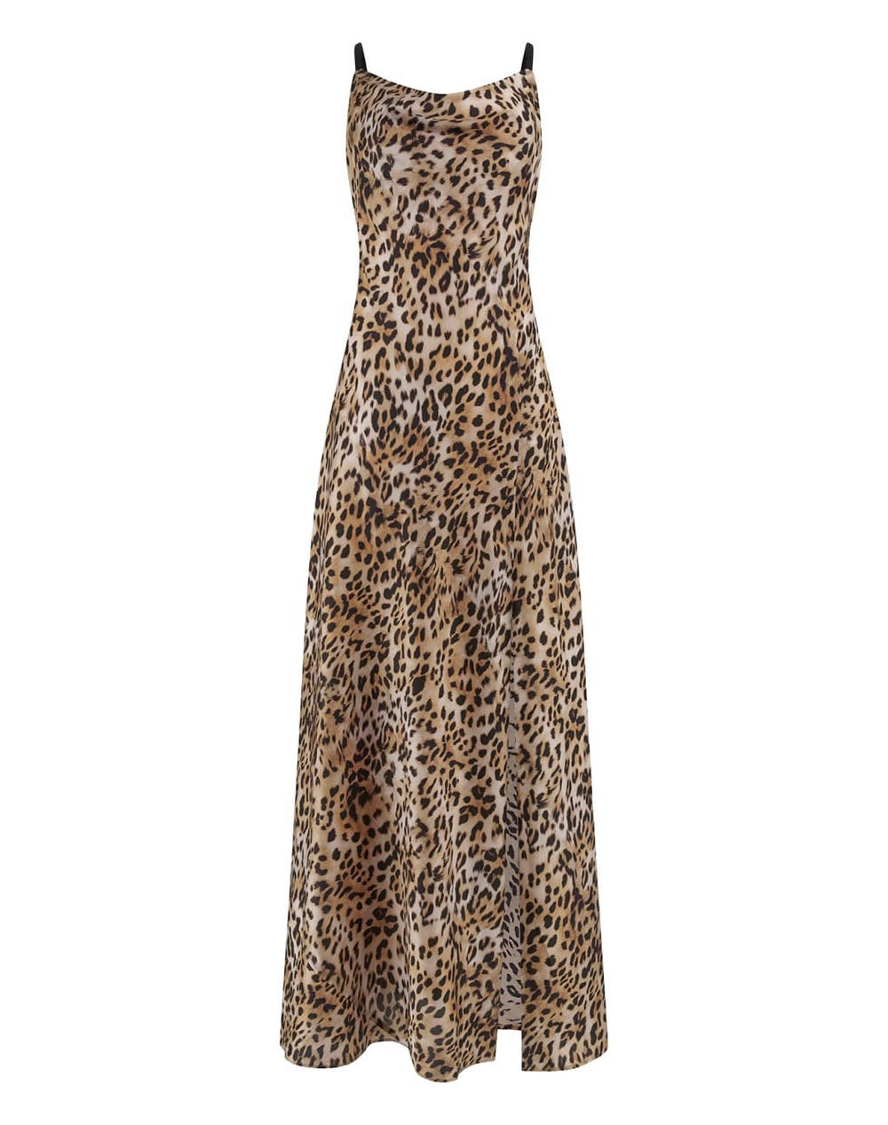 GUESS ADLE LACE NECKLINE LONG DRESS ROCHIE DE DAMA