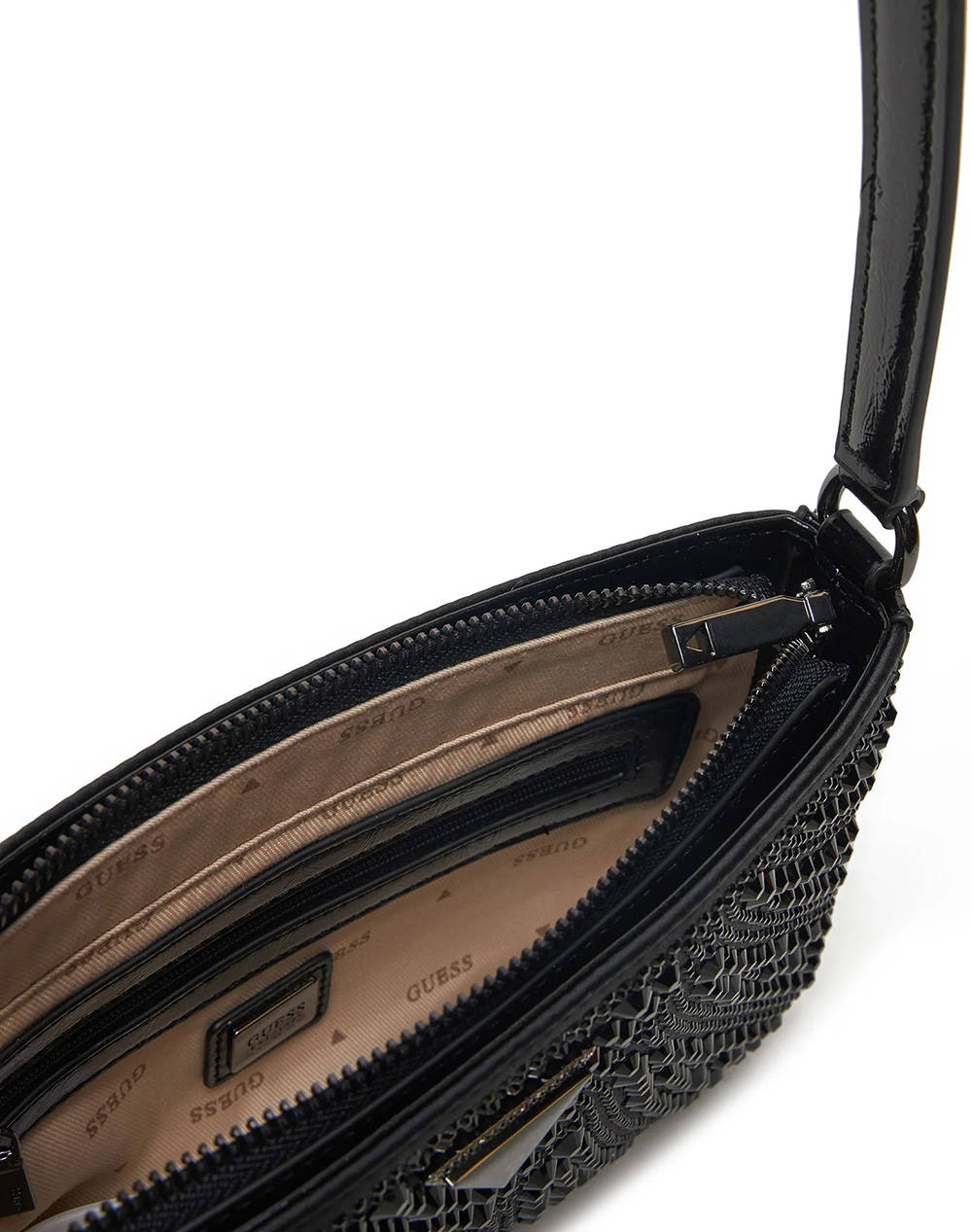 GUESS BEAUVOIR MINI TOP ZIP SHDR BAG GEANTA DE DAMA (Dimensiuni: 22 x 14 x 4 cm.)