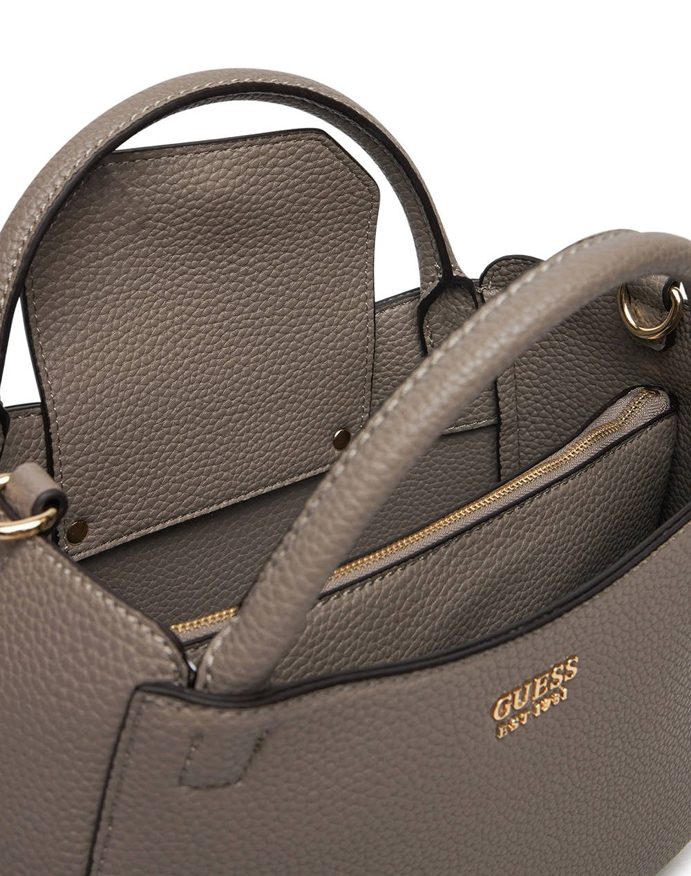 GUESS BRENTON SML GIRLFRIEND SATCHEL GEANTA DE DAMA (Dimensiuni: 28 x 21 x 10cm.)