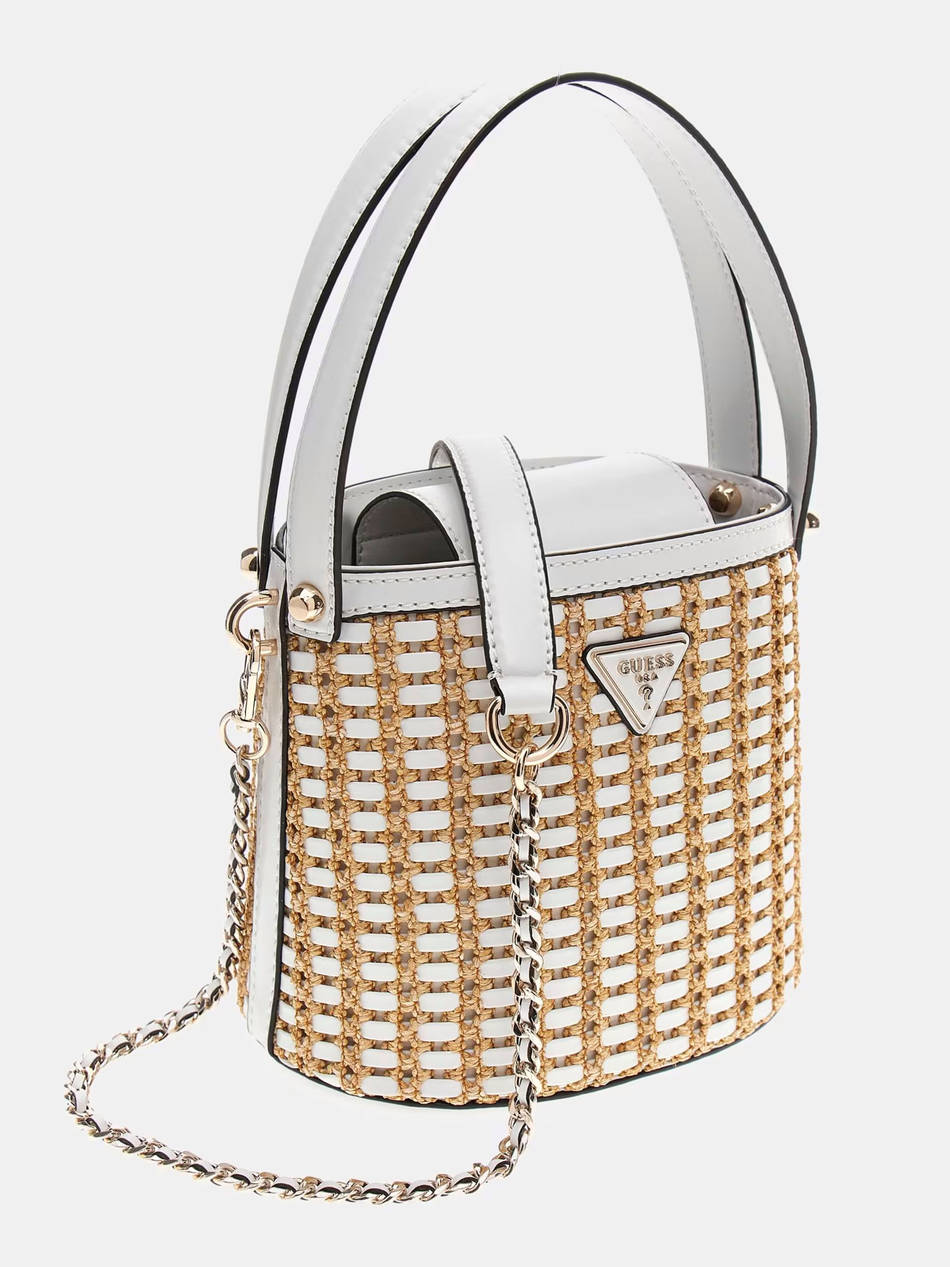GUESS ATALIA CROSSBODY BUC - BANANA GEANTA DE DAMA (Dimensiuni: 20 x 18 x 15cm.)