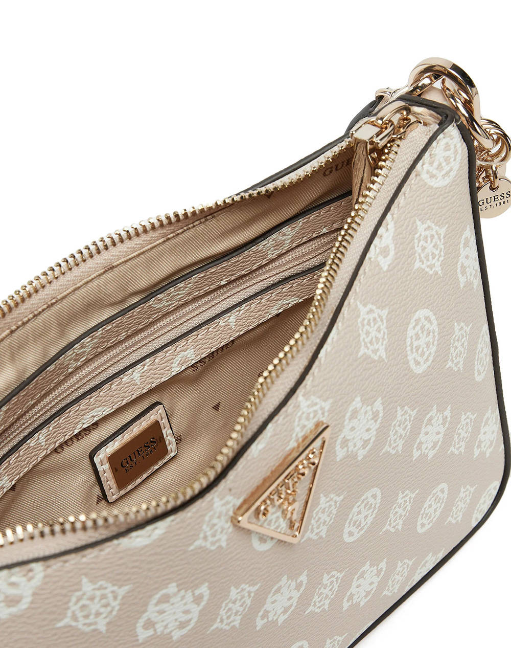GUESS ECO ERICA TOP ZIP SHOULDER BAG GEANTA DE DAMA (Dimensiuni: 24 x 18 x 6cm.)