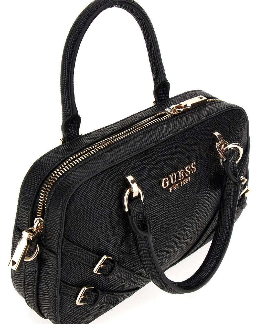 GUESS BRAMINA SMALL SATCHEL GEANTA DE DAMA (Dimensiuni: 25 x 15 x 6cm.)