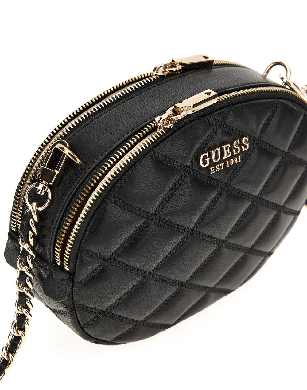 GUESS TAMSIN DOUBLE ZIP CROSSBODY GEANTA DE DAMA (Dimensiuni: 22 x 6 x 16cm.)