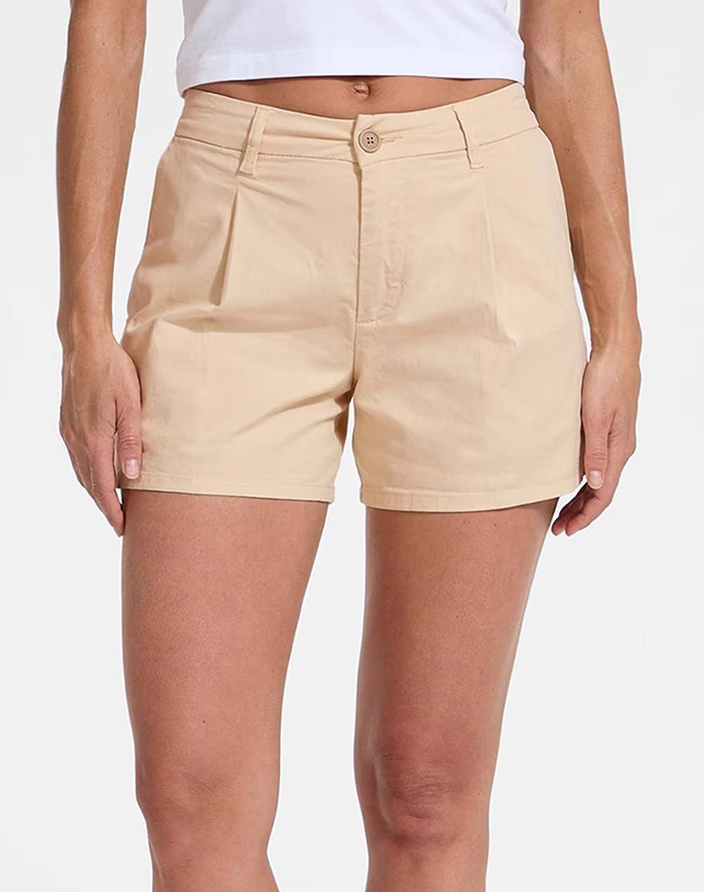 GUESS JEANS GJ CLASSIC SHORT - ECO ORG CO ESSENTIAL STR TWILL DE DAMA