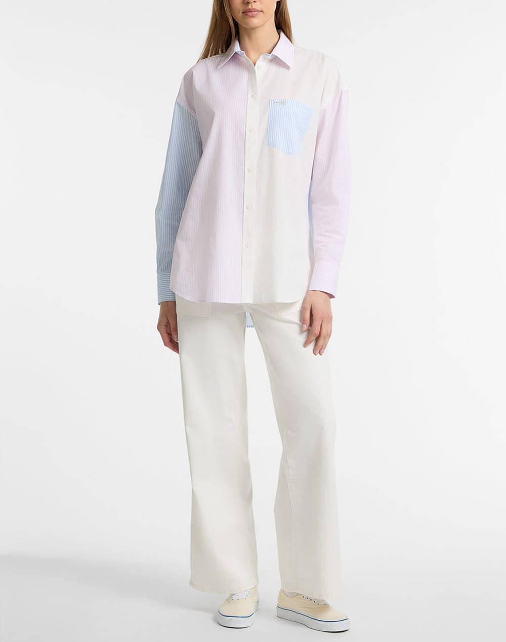 GUESS JEANS GJ LS OVERSIZE POCKETS SHIRT CAMASA DE DAMA