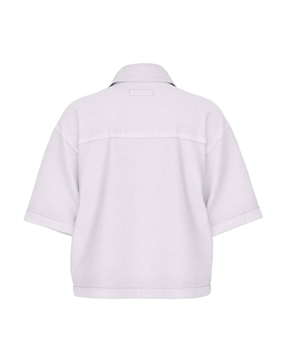GUESS JEANS GJ BOXY SS SHIRT - ECO ORG CO NATURAL RG WHITE CAMASA DE DAMA