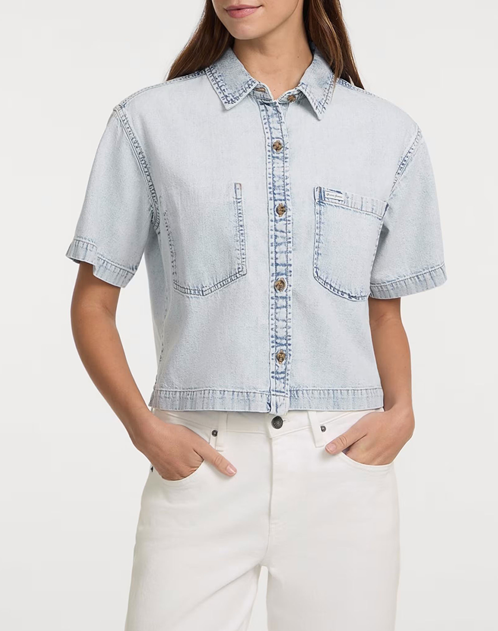 GUESS JEANS GJ BOXY SS SHIRT CAMASA DE DAMA
